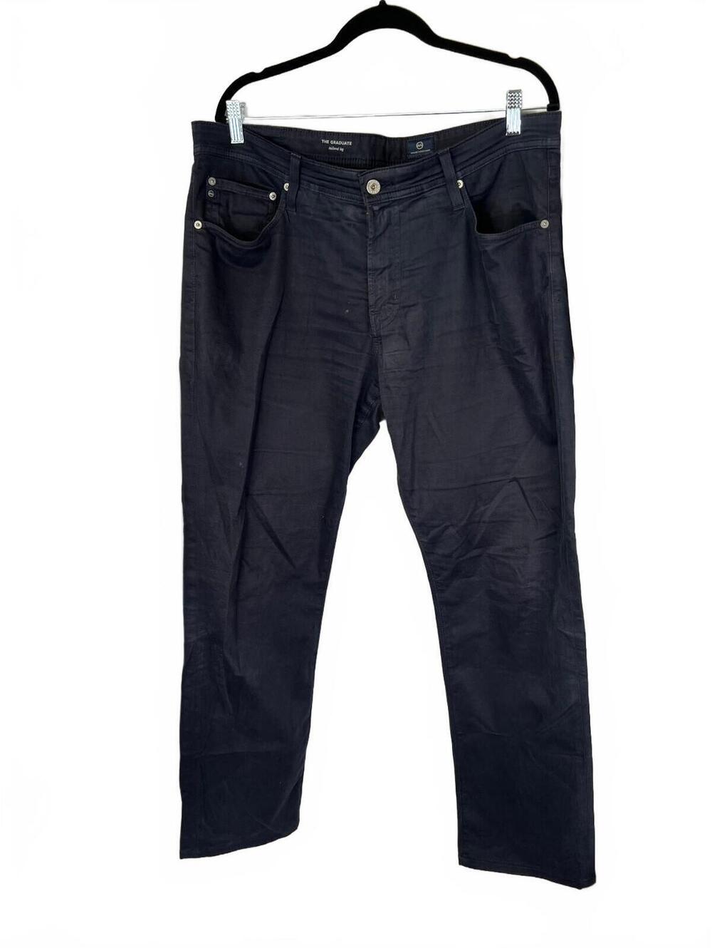 AG Adriano Goldschmied The Graduate Tailored Leg Jeans 36x32 Black